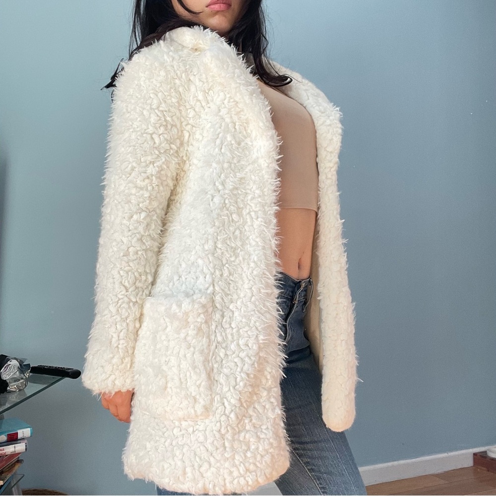 Women's Cozy Cream Teddy Jacket